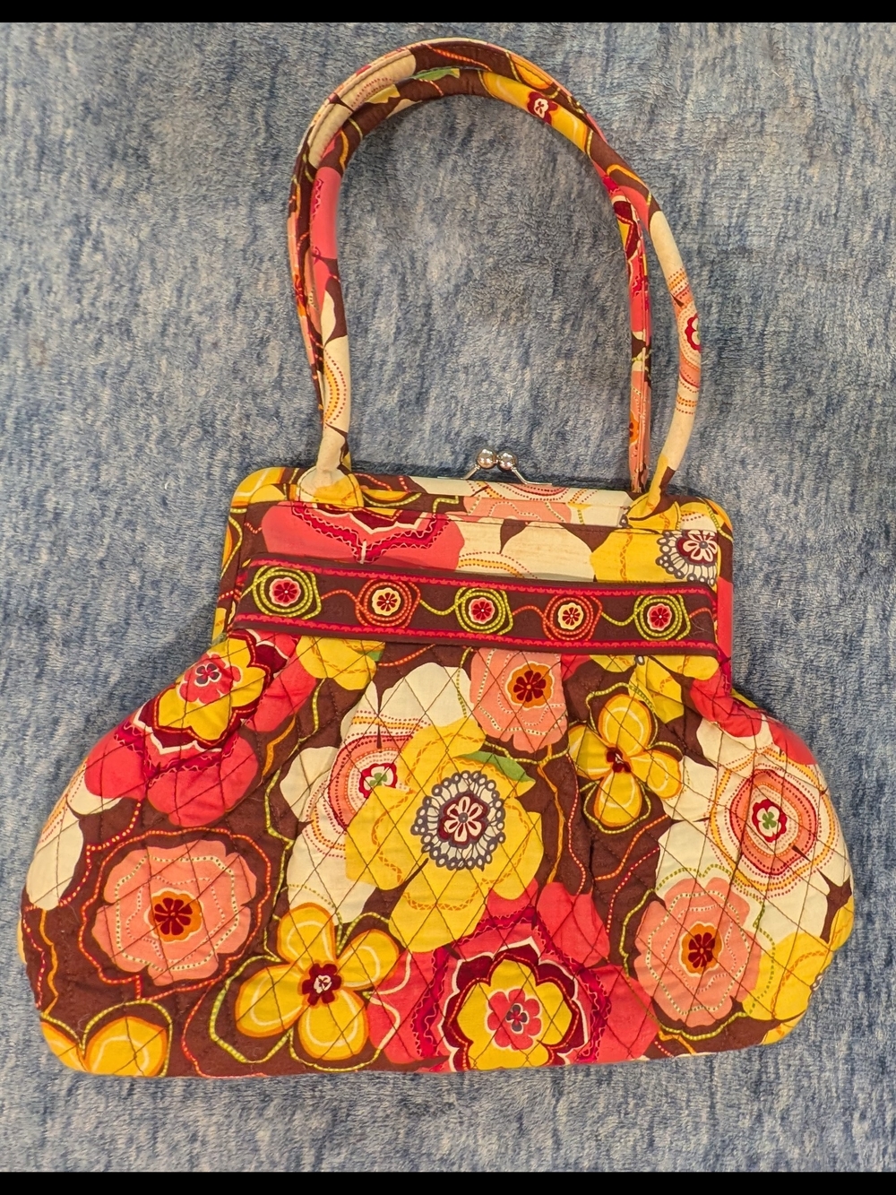 Vera Bradley Buttercup Shoulder Bag - Picture 3 of 9